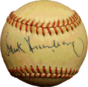 Hank Greenberg Autographed Baseball