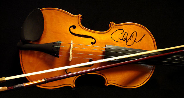 Charlie Daniels Signed Fiddle