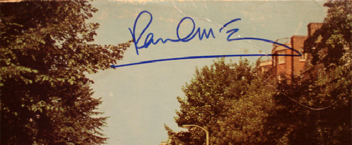 Paul McCartney Autographed Abbey Road Album