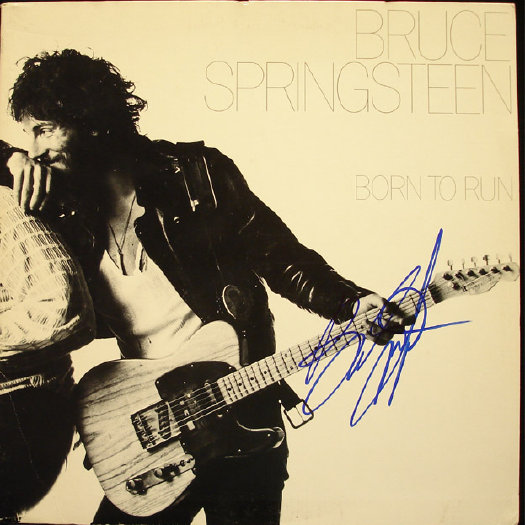 Bruce Springsteen Autographed Born To Run Album