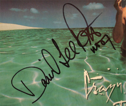 David Lee Roth Autographed Album