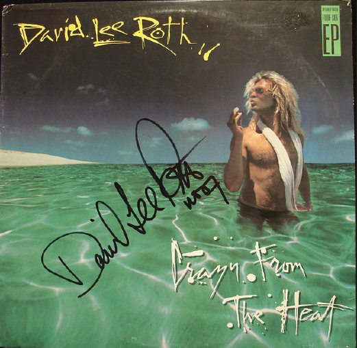 David Lee Roth Autographed Album