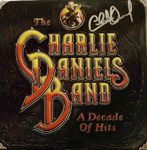 Charlie Daniels Autographed Album