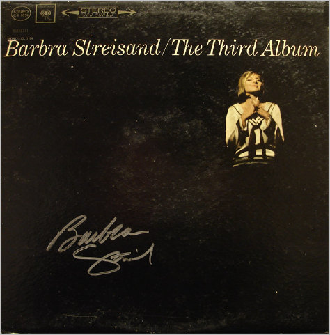 Barbra Streisand Autographed Album