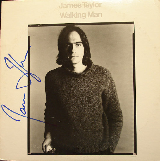 James Taylor Autographed Album - Walking Man