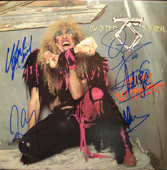 Twisted Sister Autographed Album