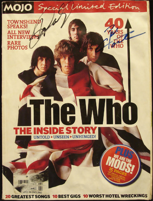 The Who Autographs