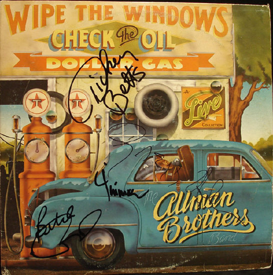 Allman Brothers Autographed