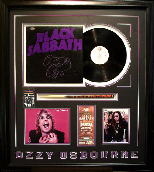 Ozzy Osbourne Autographed Album