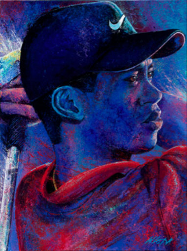 Tiger Woods by Bill Lopa