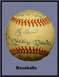 Autographed Baseball Memorabilia