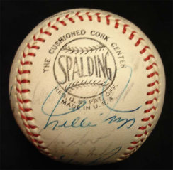 1969 San Francisco Giants Teamed Signed Baseball