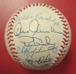 1978 New York Yankees Team Signed Baseball