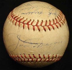 1951 New York Yankees Team Signed Ball