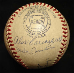 Washington Senators Team Signed Baseball