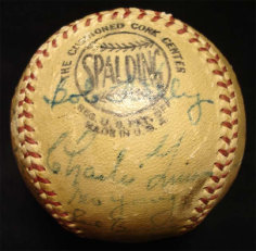 1952 Boston Braves Autographed