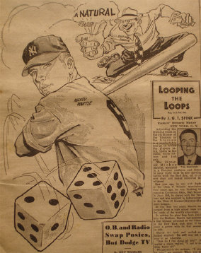 Mantle 1951 Sporting News