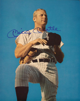 Mickey Mantle Signed 