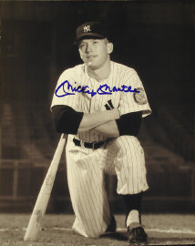 Mickey Mantle Autographed Photos