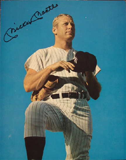 Mickey Mantle Autographed 